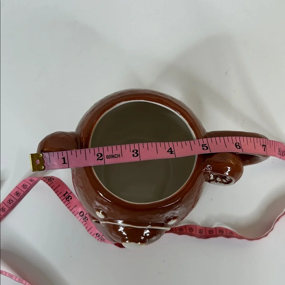 Pottery Barn Gingerbread Bear Mug 26oz New!